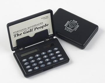 GOLF CALCULATOR & CREDIT CARD HOLDER